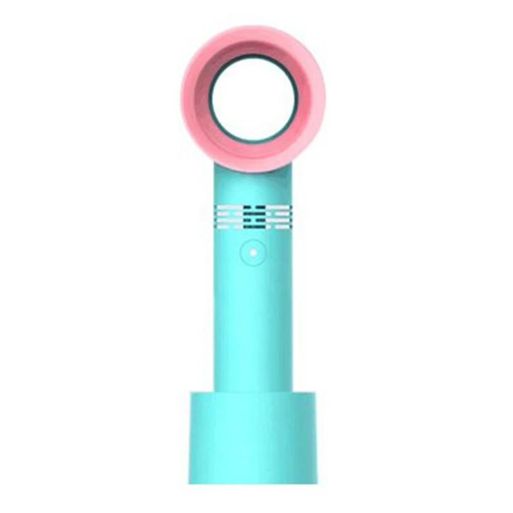 

Cooling Usb Fan Quiet Portable Energy-Saving Rechargeable Mini Handheld Bladeless For Desk Home Office Leafless Fan