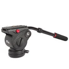 JY0506H Video Camera Damping Fluid Tripod Head Hydraulic Head Panoramic Head for Slider Monopod DSLR Camera Shooting Video Film