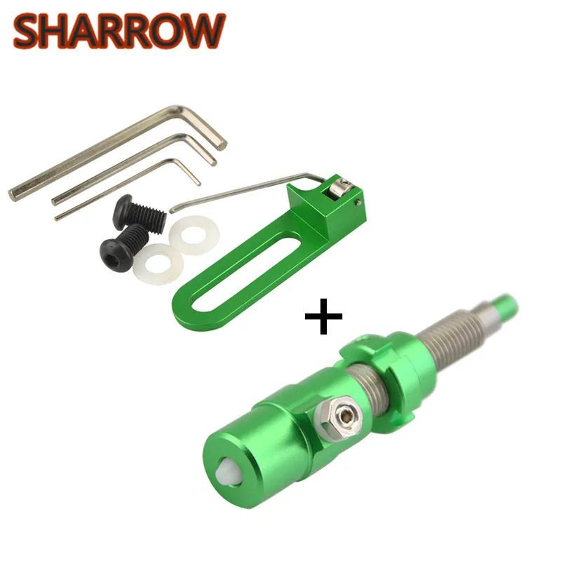 1Set Archery Magnetic Arrow Rest Cushion Plunger Set Right Left Hand RecurveTakedown Bow Riser For Shooting Training Accessories