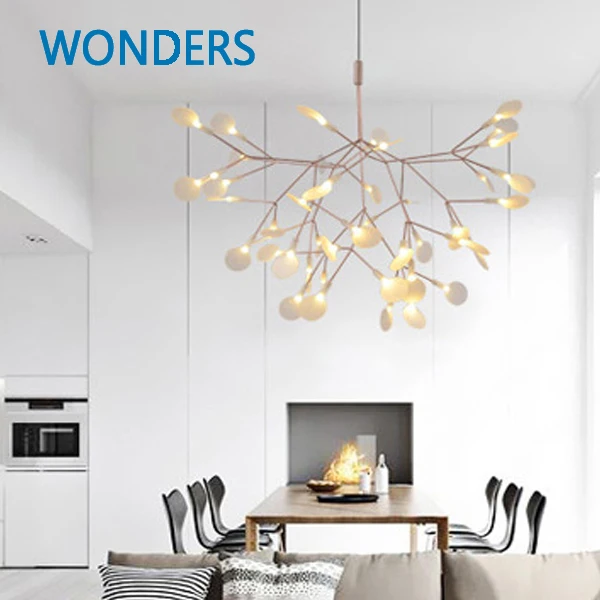Creative AC220-240V LED Tree Branch pendant lights lamp Modern PMMA lampshade firefly glowworm bug droplight Creative AC220-240V LED Tree Branch pendant lights lamp Modern PMMA lampshade firefly glowworm bug droplight