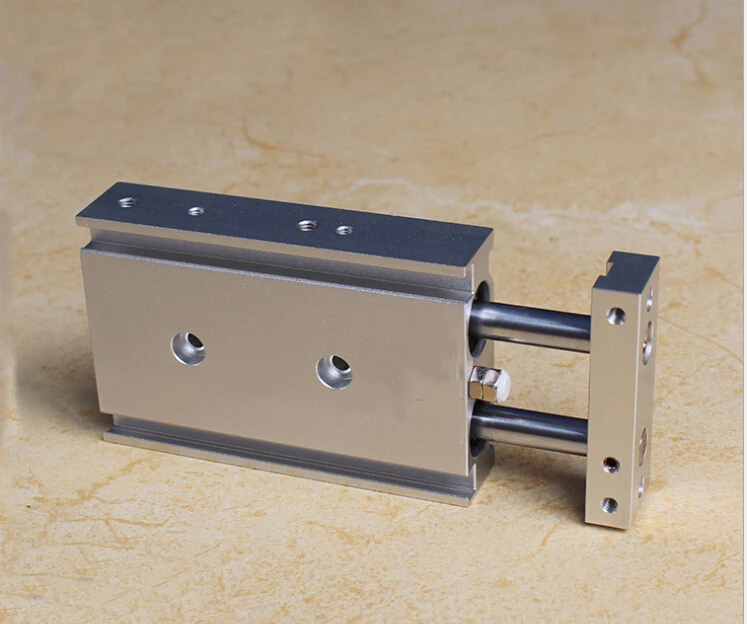 bore 25mm X 125mm stroke CXS Series double-shaft pneumatic air cylinder