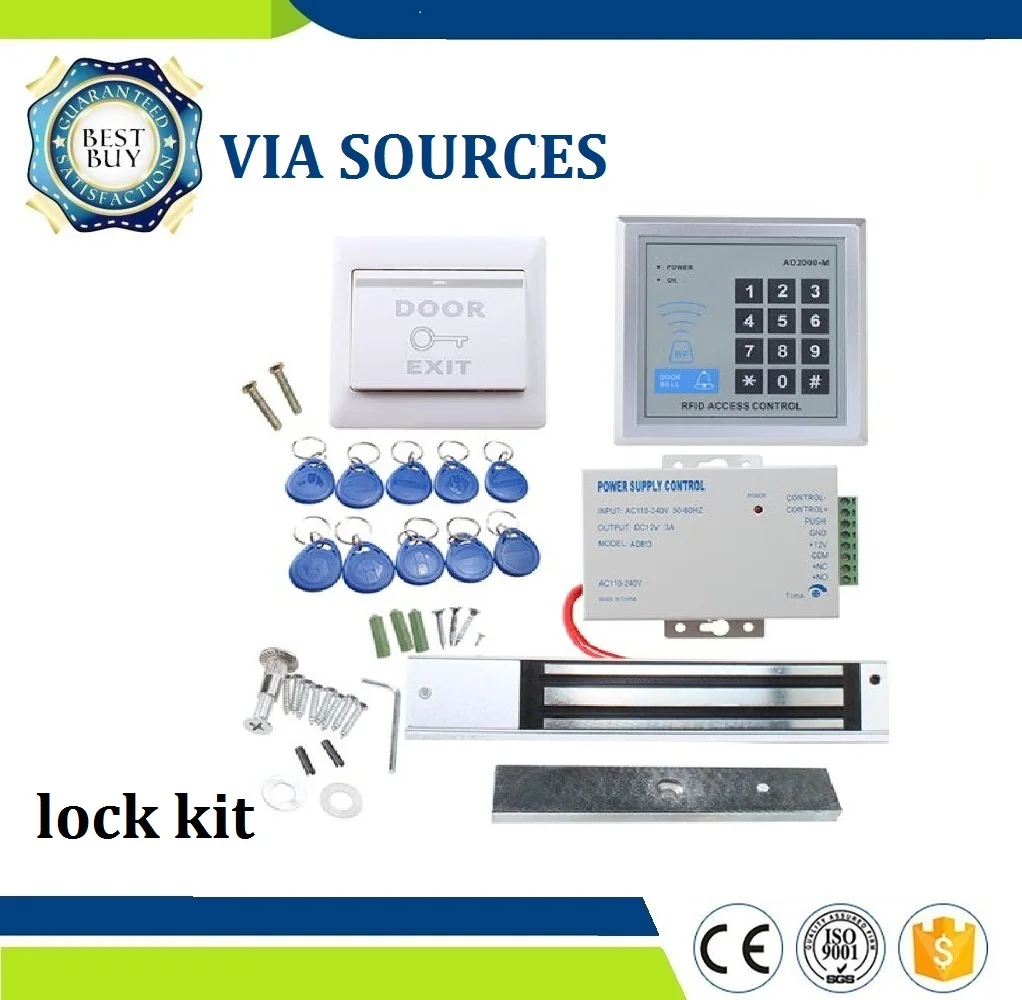 Direct Factory Electric Lock Access Control System Kit 280KG