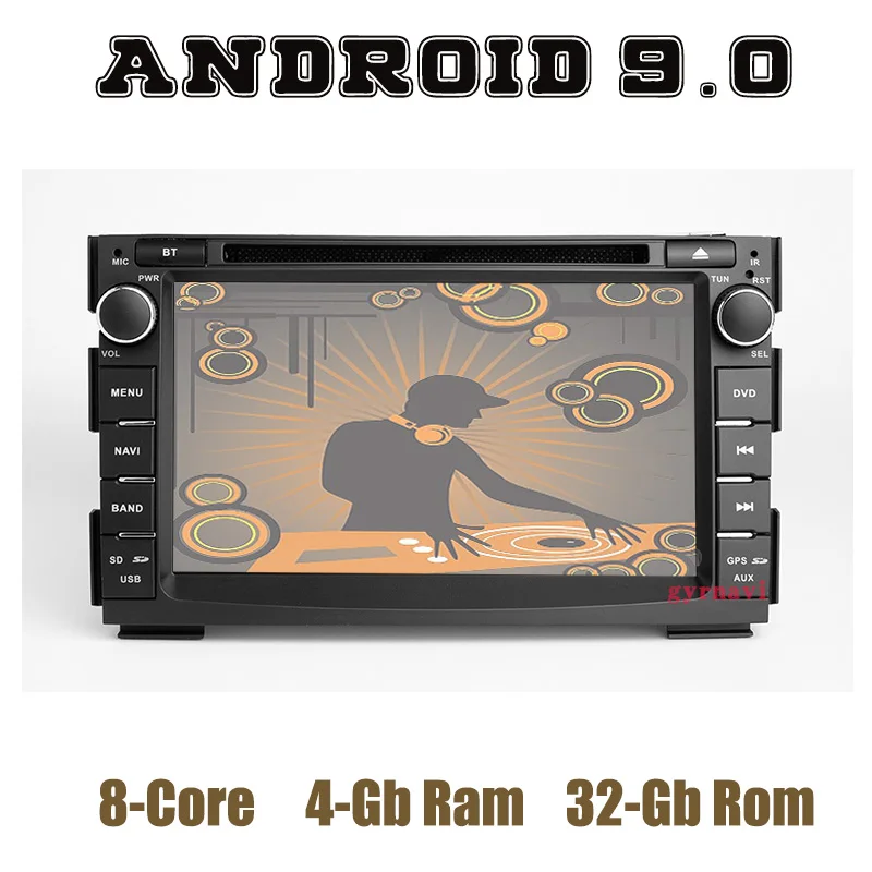 

Android 9.0 Car GPS DVD Player for Kia ceed 2006-2013 with DSP PX5 octa core wifi usb 4+32GB Auto Stereo Headunit