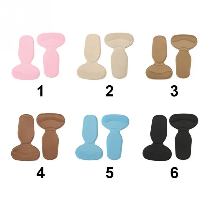 1 pair Orthopedic Insole Brand New T-Shape Silicone Non Slip Cushion Foot Heel Protector Liner Shoe Insole Pads
