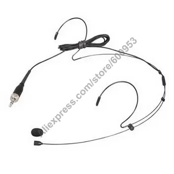 

MICWL Black Dual ear Omnidirectional Headset Microphone For Sennheiser G1 G2 G3 Head Headworn Mic