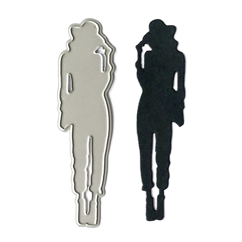 

New Lady Pattern Metal Cutting Dies for Scrapbooking DIY Album Embossing Folder Paper Cards Maker Template Decor Stencils Craft