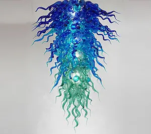 Free Shipping New Arrival Cheap Blue and Green Hotel Lobby Big Chandeliers | Освещение