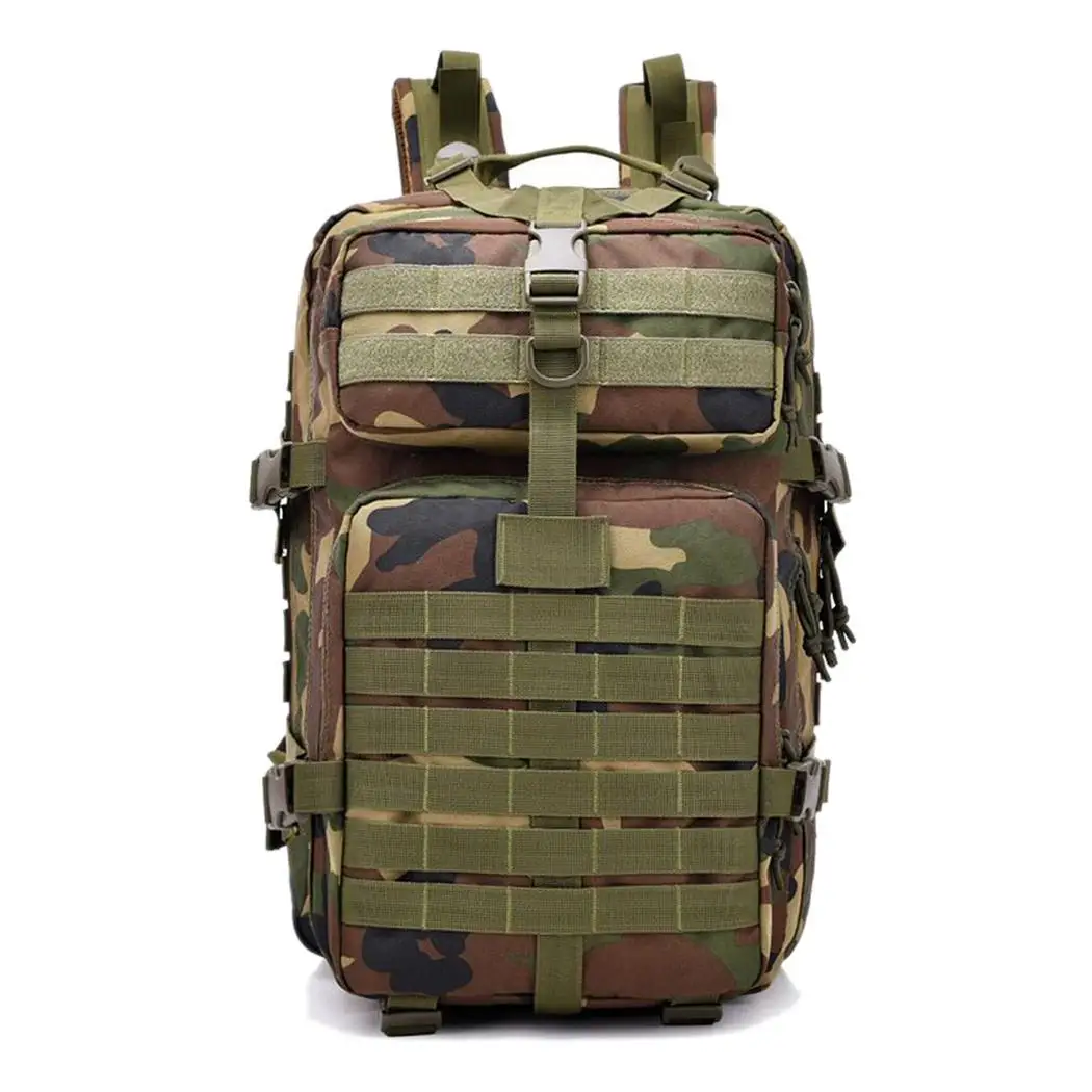 

Unisex Outdoor Camping Hiking Waterproof Military Tactical Outdoor, Casual Zipper All Seasons Backpack 45L