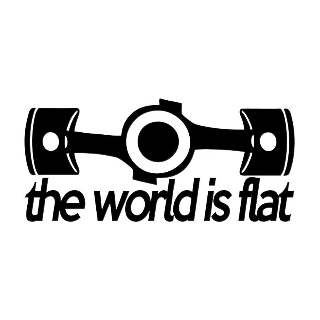 

Dewtreetali New Flat boxer engine window car stickers vinyl car body sticker for porsche VW subaru impreza BRZ Decor Black White