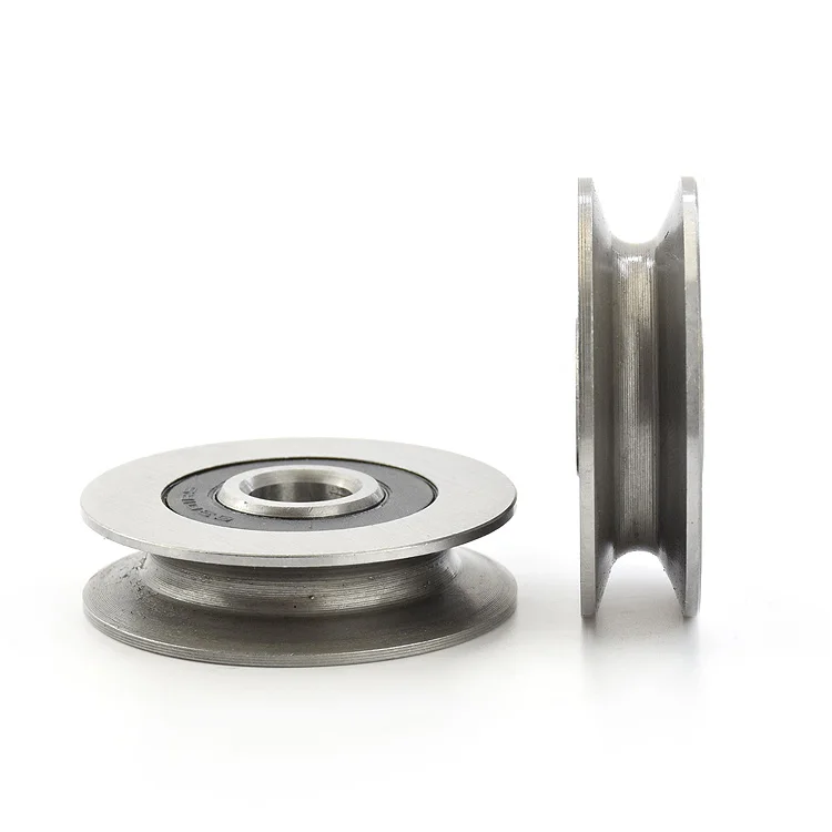 6301RS подшипниковый стальной подшипник U groove Круглый нижний V wheel 5 см шкив 6 мм