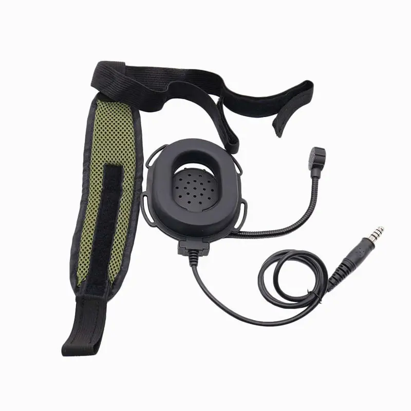 Z Heavy Miltary Heavy Duty Bowman Elite II Hd03 гарнитура с водонепроницаемым Ptt правое/левое ухо для Kenwood Baofeng UV-5R GT-3 UV82