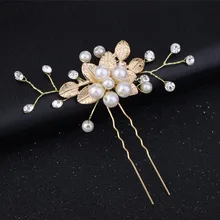 Роскошные свадебные заколки для волос и зажимы для невесты женские вечерние украшения на голову золотистые шпильки для волос Свадебные украшения для волос аксессуары