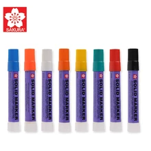 8 цветов Сакура XSC твердый маркер высокой температуры Металлическая Ручка Glow пишут в воде