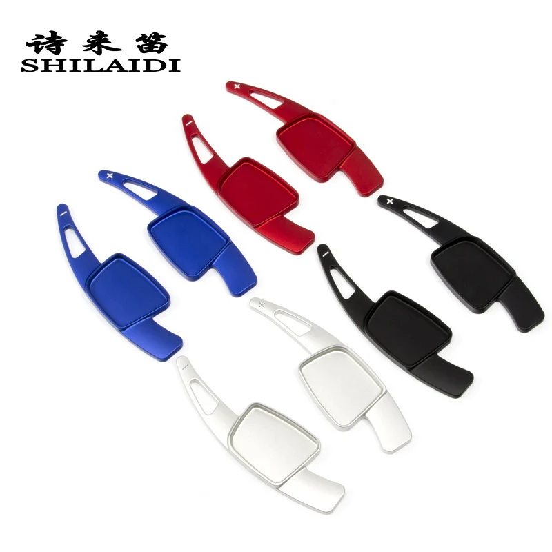 Car styling For Audi A6 c8 Steering Wheel Shift Paddle Extension Shifters Replacement Covers Sitcke