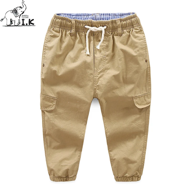 2018 new arrival infant boys warm pants kids khaki pants children