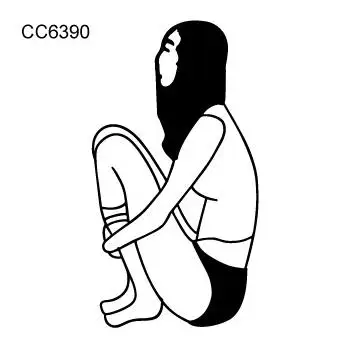 

Waterproof Temporary Tattoo Sticker Old School Thinking Fake Tatoo Tatouage Temporaire Flash Tatto Body Art For Girl Women Men