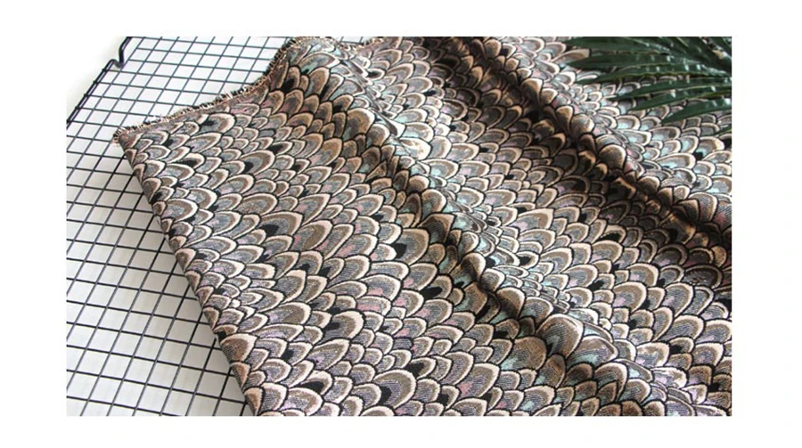SMTA хлопчатобумажная ткань Лоскутная Ткань счетчиком одежды Войлок для вышивки имитация шелковой парчи 50*145 см