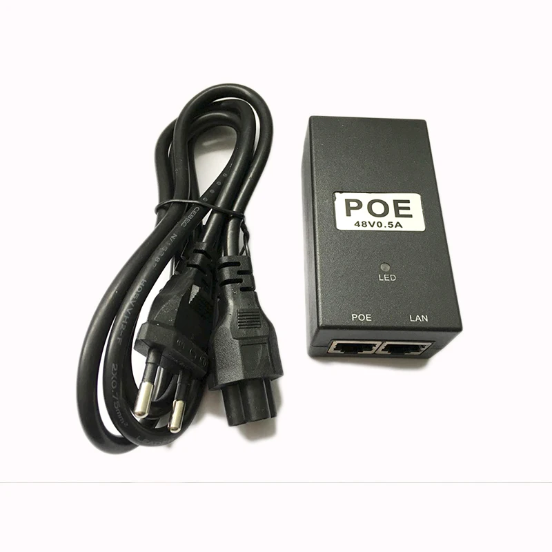  YiiSPO CCTV Security 48V0.5A 15.4W POE adapter POE Injector Ethernet power for POE IP Camera Phone  - 32804419921
