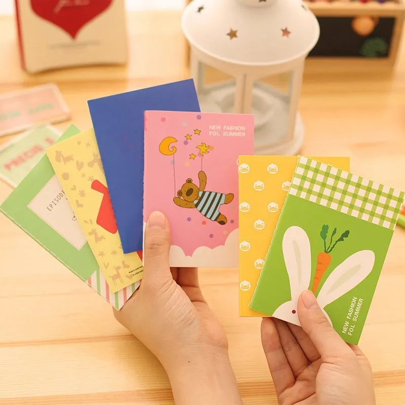 

1PC Cartoon Notebook Book Office Stationery Diary Planner Notepad School Student Gift