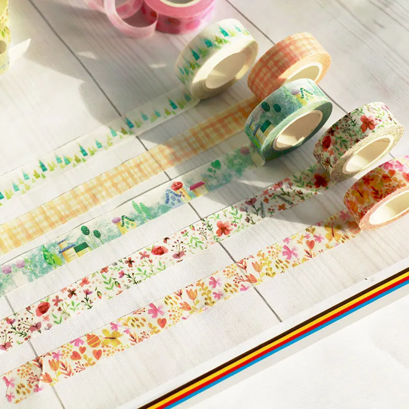 1 шт. KWHCJ 5 см * 10 м kawaii васи лента фотоальбом скрапбук декоративная клейкая diy