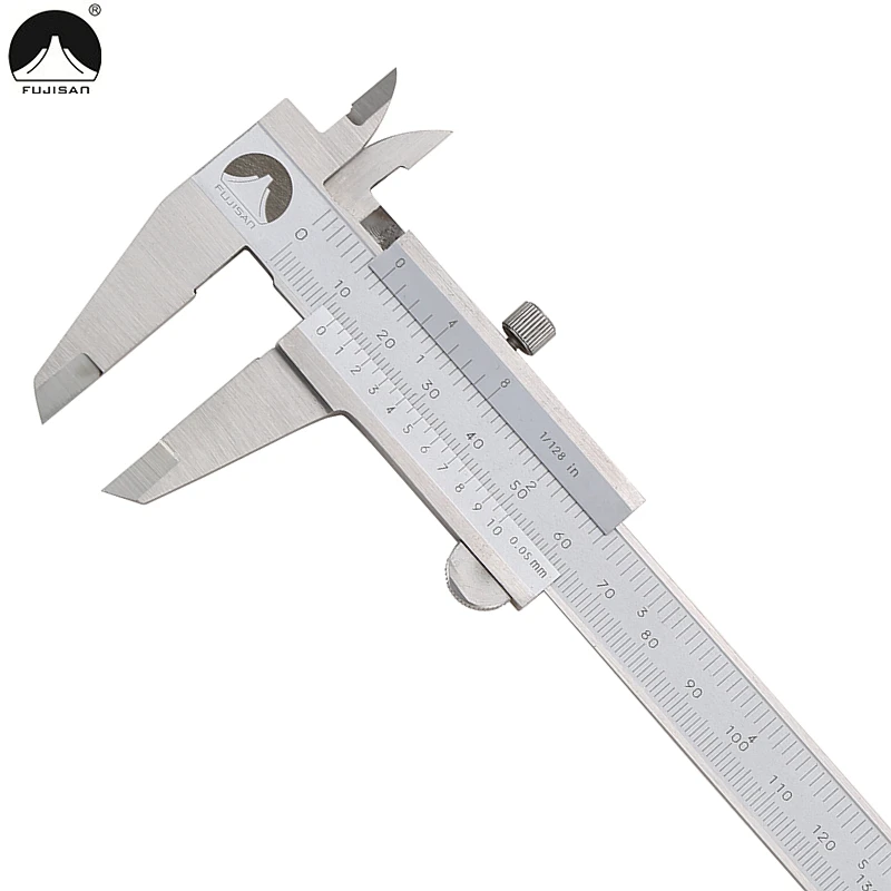 Штангенциркуль FUJISAN Vernier 0 150 мм/0 05 мм 1/128 дюйма штангенциркуль из нержавеющей