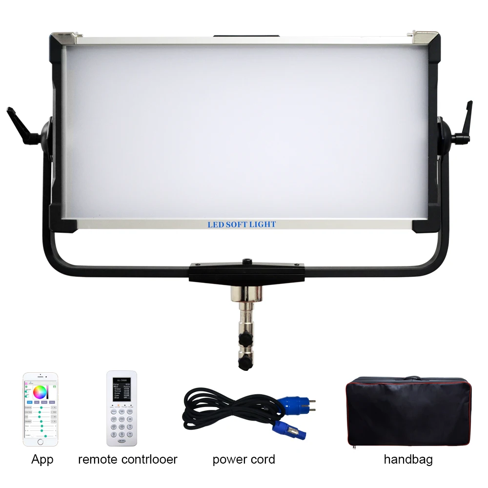 

Yidoblo AI-3000C 300W DMX Video Light 9990K LED RGB Film Light Broadcast Lamp Film Photographic Lighting Studio Light Video Lamp