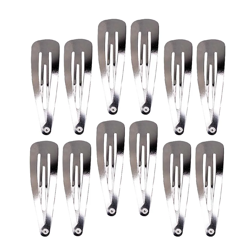 12 Pieces No Slip Snap Hair Clips BB Hair Clip Barrettes for Girl Toddler