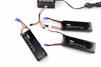 

Hubsan H501S X4 RC Quadcopter spare parts 3PCS battery with 3 in 1 charging Cable