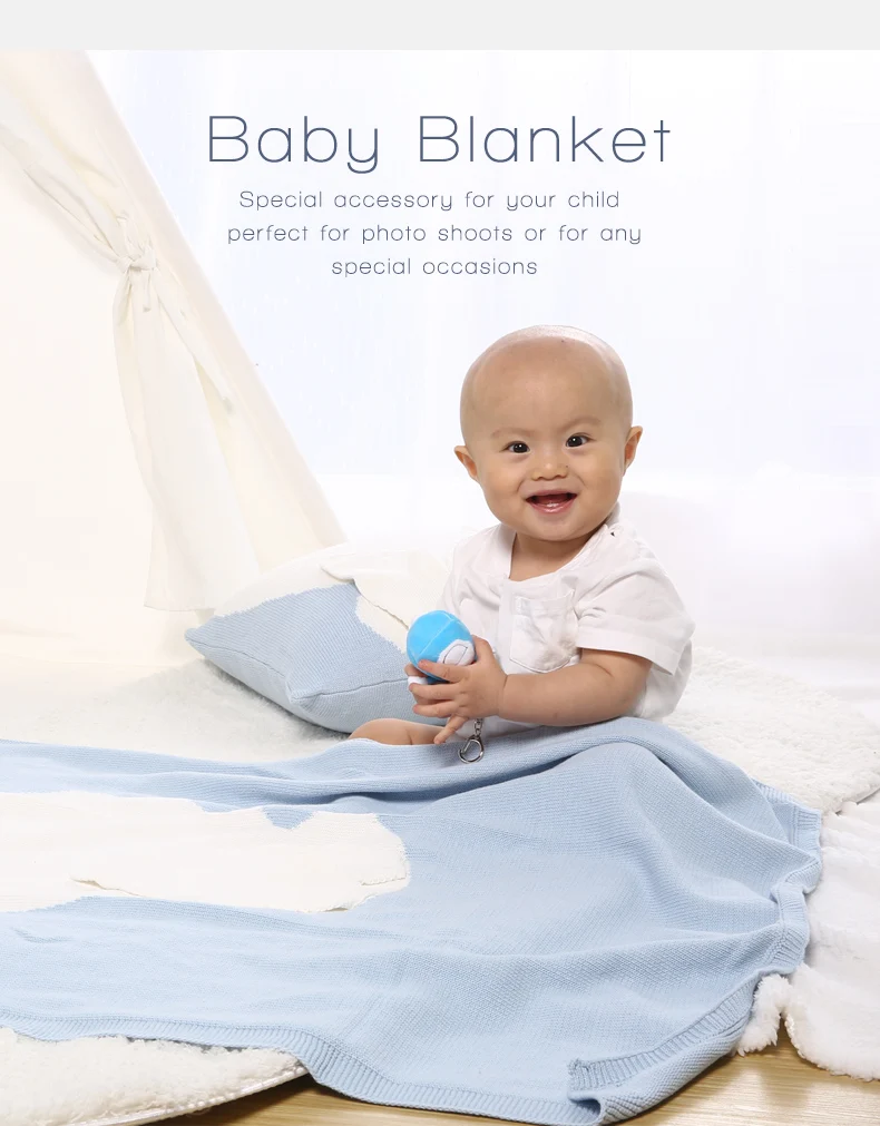 Серый розовый детское одеяло s кролик вязаная простыня для новорожденного дети персонализированные хлопковые постельные принадлежности Обложка, Sofe младенцев фото реквизит