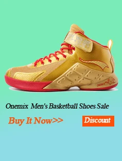 ONEMIX Newest Men Basketball Shoes Male Ankle Boots Anti-slip outdoor Sport Sneakers Plus Size EU 39-46 Free Shipping