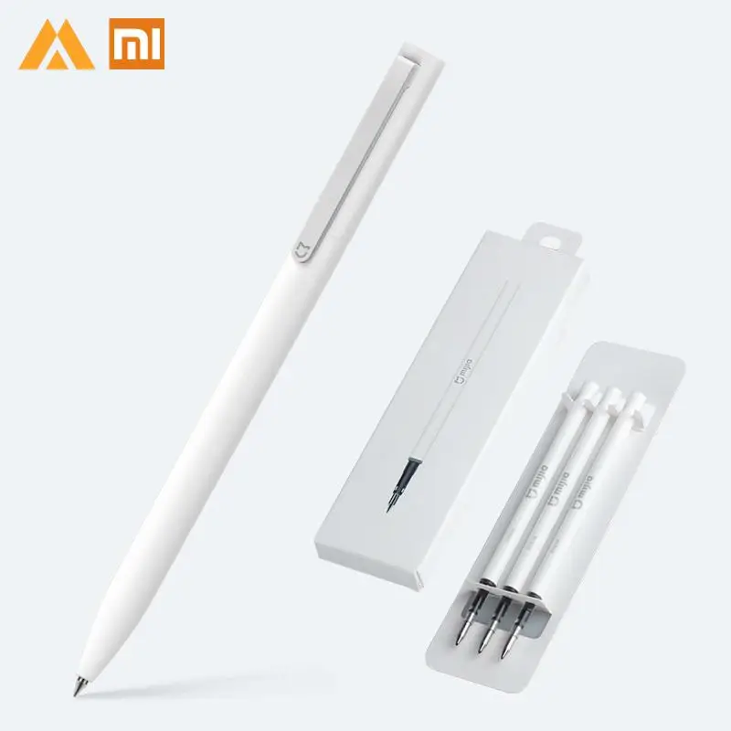 

Xiaomi Mijia PEN with 0.5mm Swiss Refill 143mm Rolling Roller Ball Pen for School Office Home Mi Xiomi Ballpoint Pen