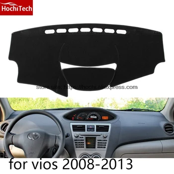 

dashboard mat Protective pad Shade Cushion Photophobism Pad car styling accessories for toyota vios 2008 to 2016
