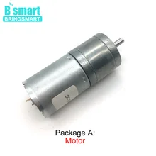 JGA25-370 Mini Motor DC 12 Volt 3V 6V 24V High Torque Low Speed Reversed Electric Motor Reduction Engine 12v Gear Motor