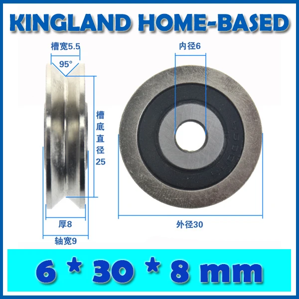 10 шт. пластиковые ролики для 3D принтера 6 мм|window pulley|window rollerwheel door |