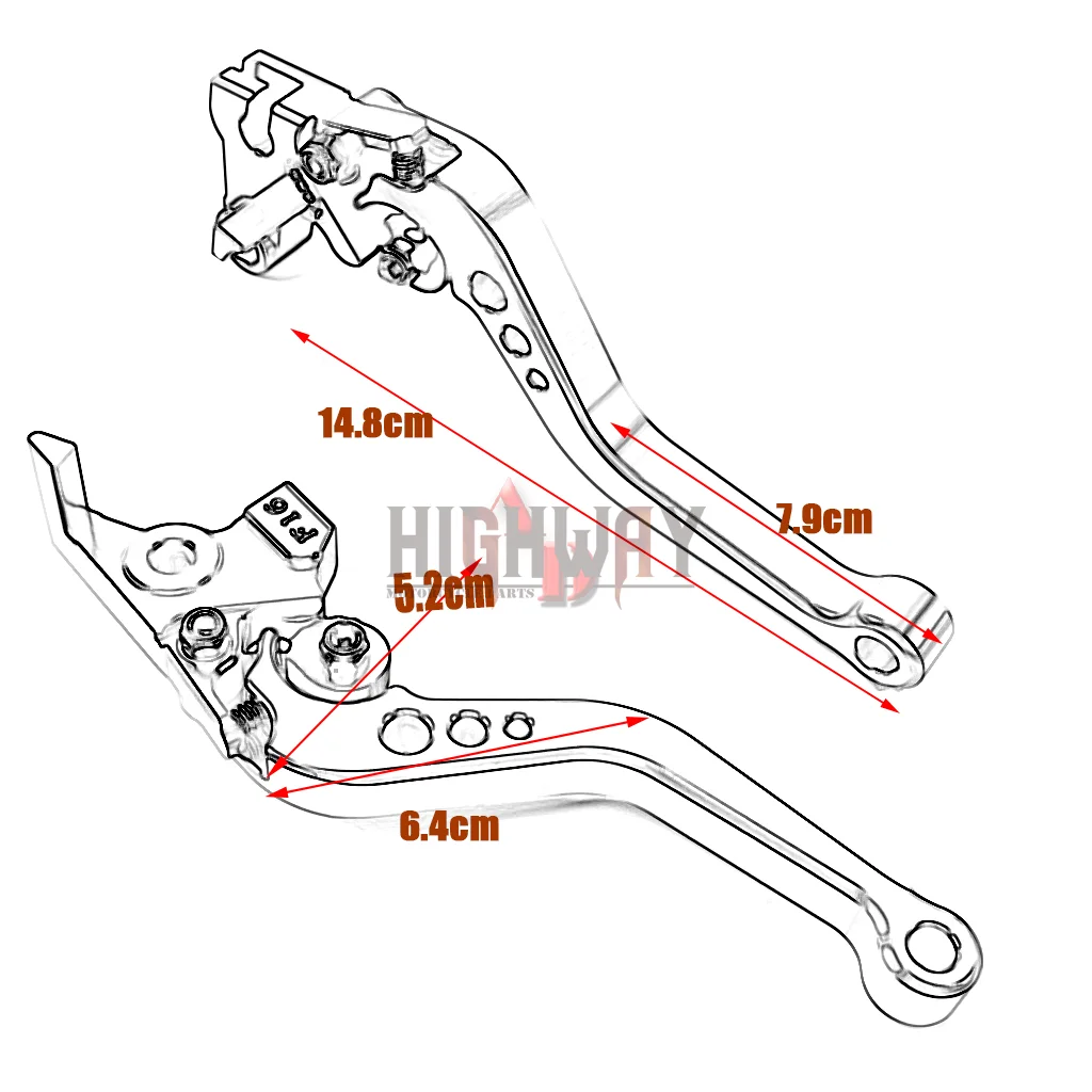 Регулируемое короткое рулевое сцепление рычаг тормоза для Yamaha XJ6 DIVERSION 2009 2015