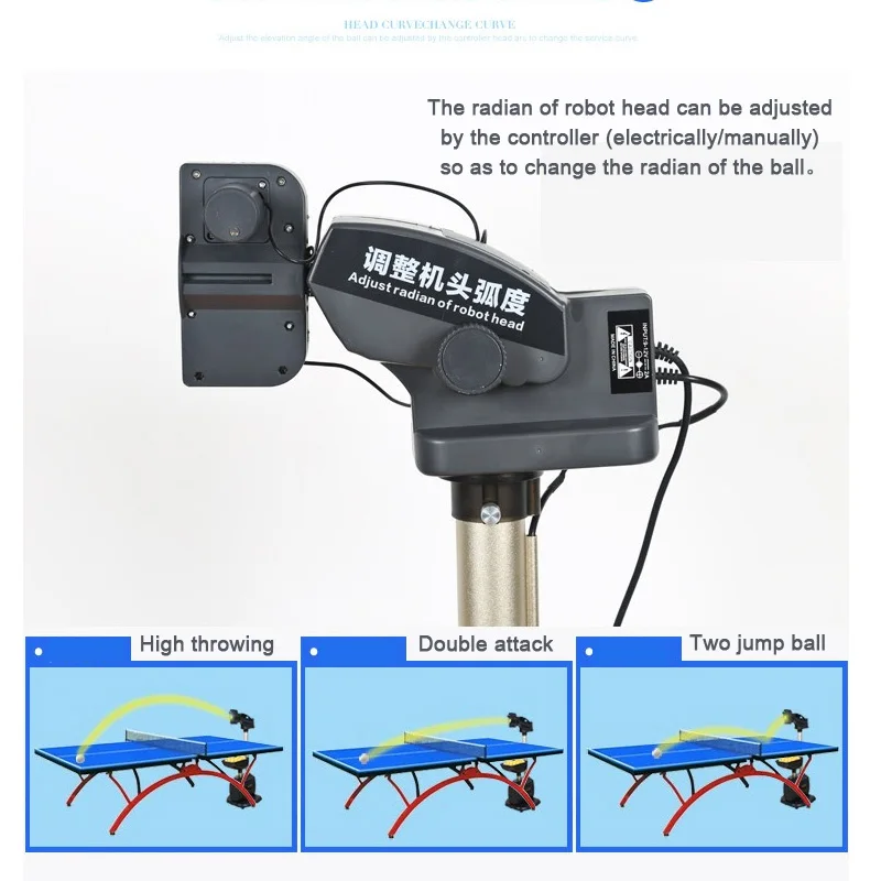 Настольный Теннис Робот Автоматическая стрельба Рециркулирующий мяч для начинающих домашняя практика пинг-понг Настольный теннис обслуживание машина 40+ мяч
