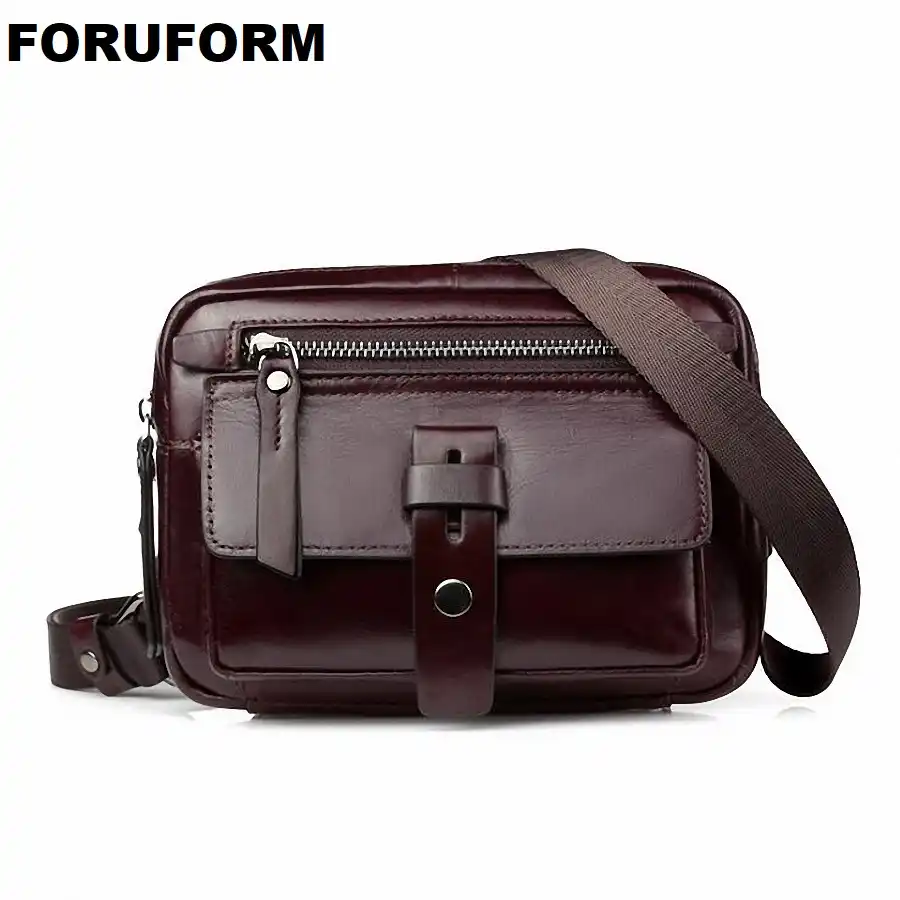 designer leather man bag