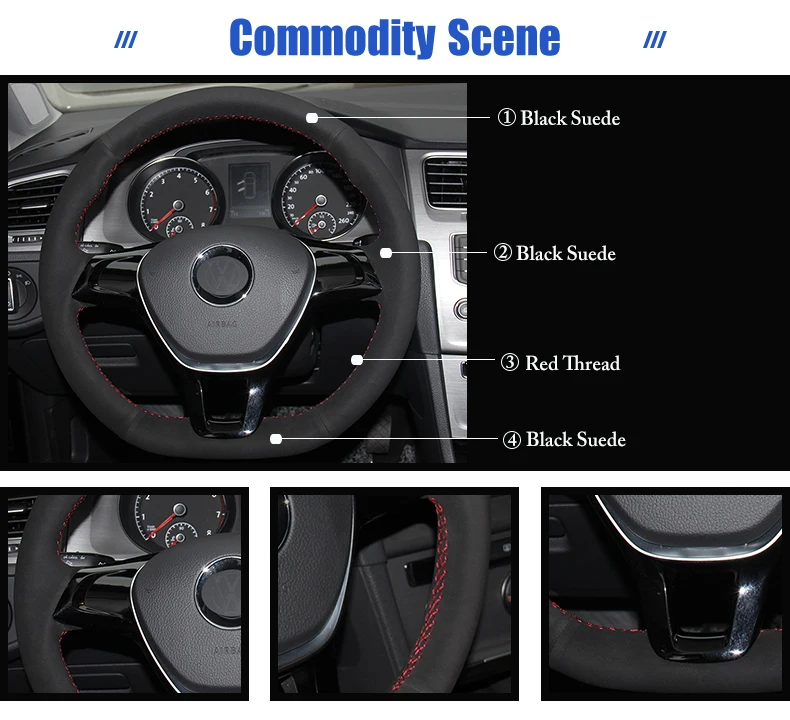 for VW Mk7 steering wheel covers