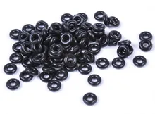 200pcs/lot O Shaped Ring oil resistant Rubber Ring Tippet Connect Fishing Line Connector Fishing Tackle Fishing Accessory