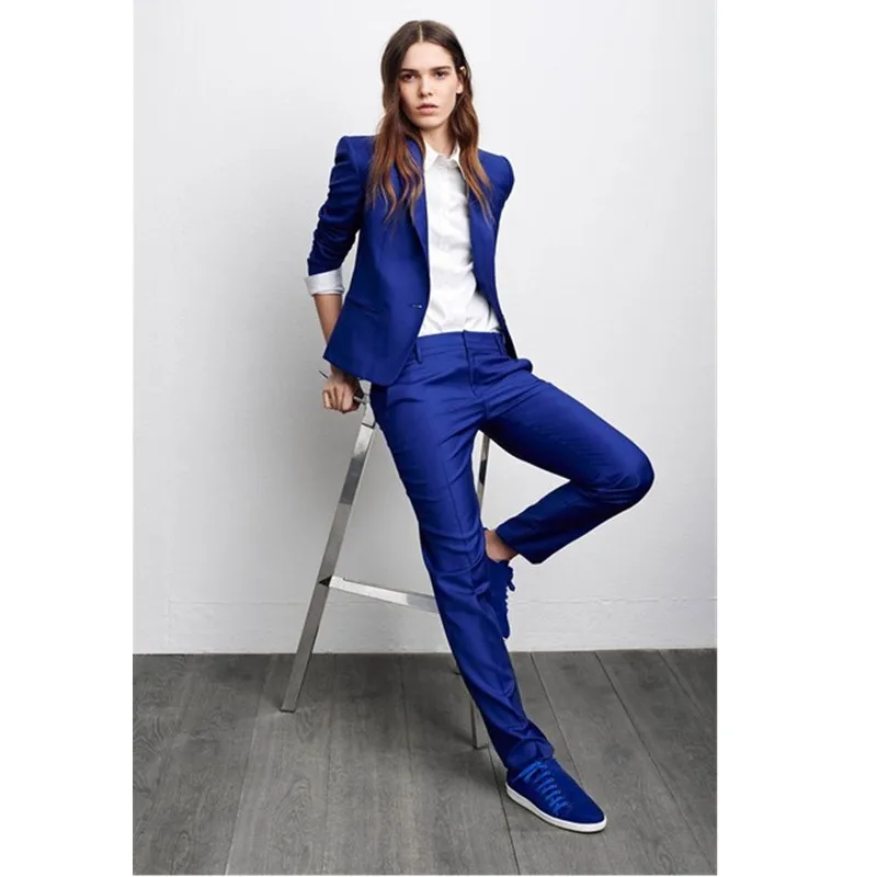 52         298       Women's suit women's casual suit two-piece suit (jacket + pants) women's business office dress support custom