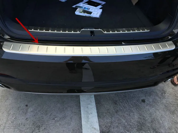Welkinry Авто Крышка для BMW X6 собачка из нержавеющей стали коробка ворот наклейка для бампера против потертости пластина дверного порога педаль порога Накладка