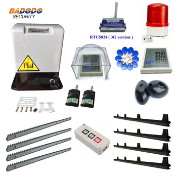 

Automatic AC220V 1200KG heavy duty force electric Sliding gate opener operator with 4m metal or nylon rack