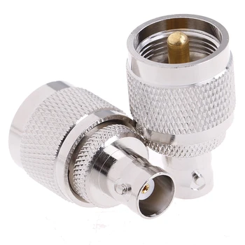 

1x UHF Male PL259 PL-259 plug to BNC Female jack RF coaxial adapter connector