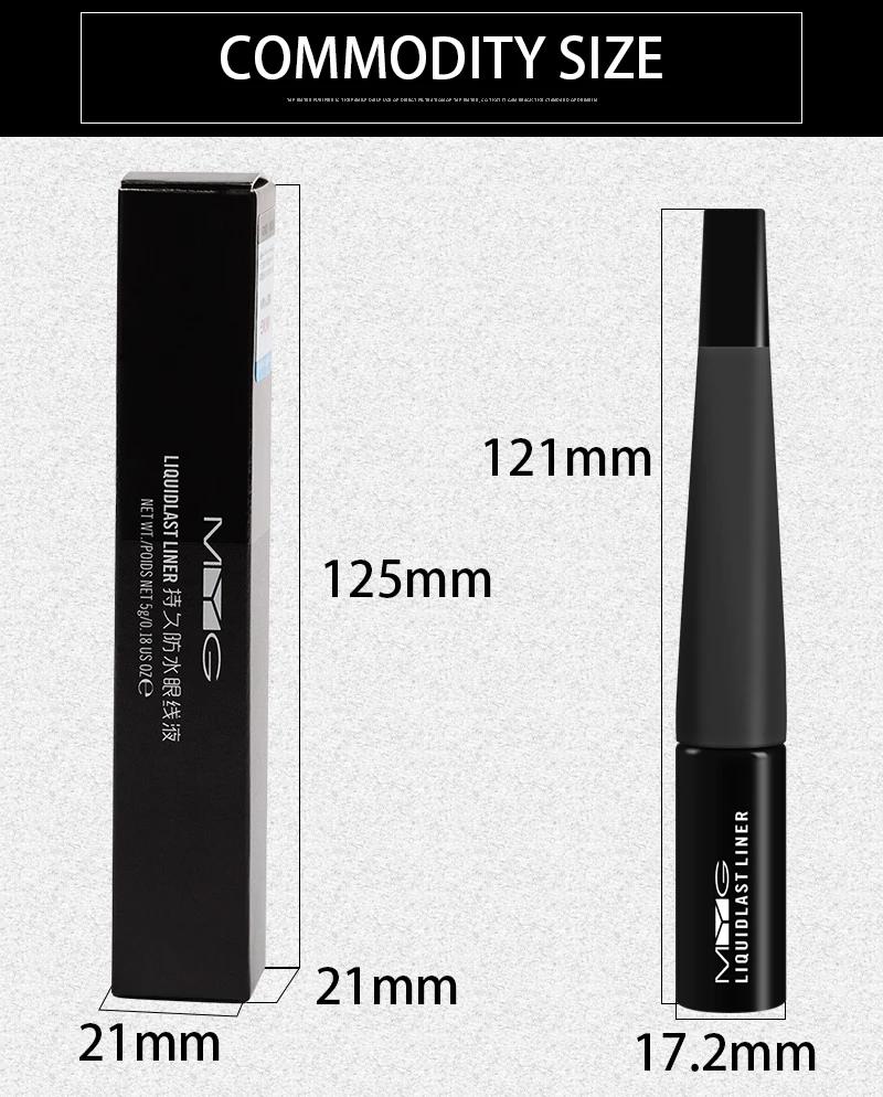 Top Quality Black Eyeliner Pencil Long-lasting Fast/Quick Dry Waterproof Eyeliner No Dizzy Makeup Professional Eyeliner