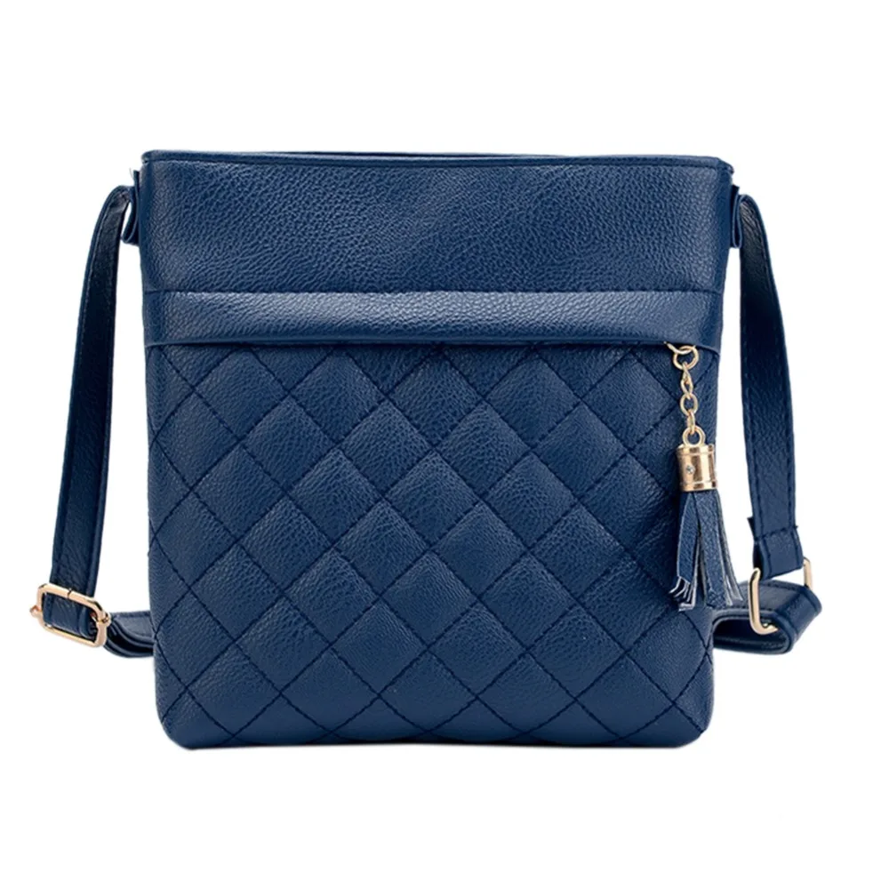 Mini Tassel Bag Messenger Bags Lattice Ladies Clutch Crossbody Bags Soft PU Leather Handbag Bags for Women 2019 Sac a Main Femme