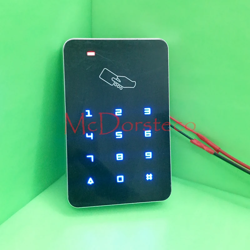 DIY сенсорной клавиатурой Управление доступом полный 125 кГц RFID двери, системы контроля доступа Электрический домофоны деревянная дверь