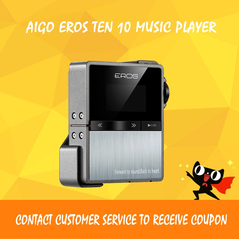 

AIGO EROS TEN 10 mp3 player bluetooth dac dsd Lossless flac player sports mp3 music player