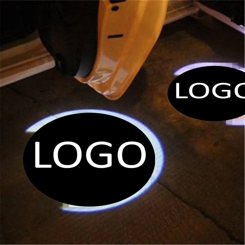 

JingXiangFeng case for oldsmobile case for Maserati 2pcs Led car styling Logo Welcome Light Door Projector Laser Ghost Shadow