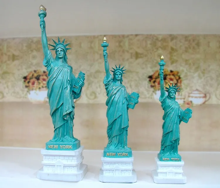 Статуя Свободы, Европейский персонаж искусство ремесла, домашний офис настольное украшение, туристические сувениры