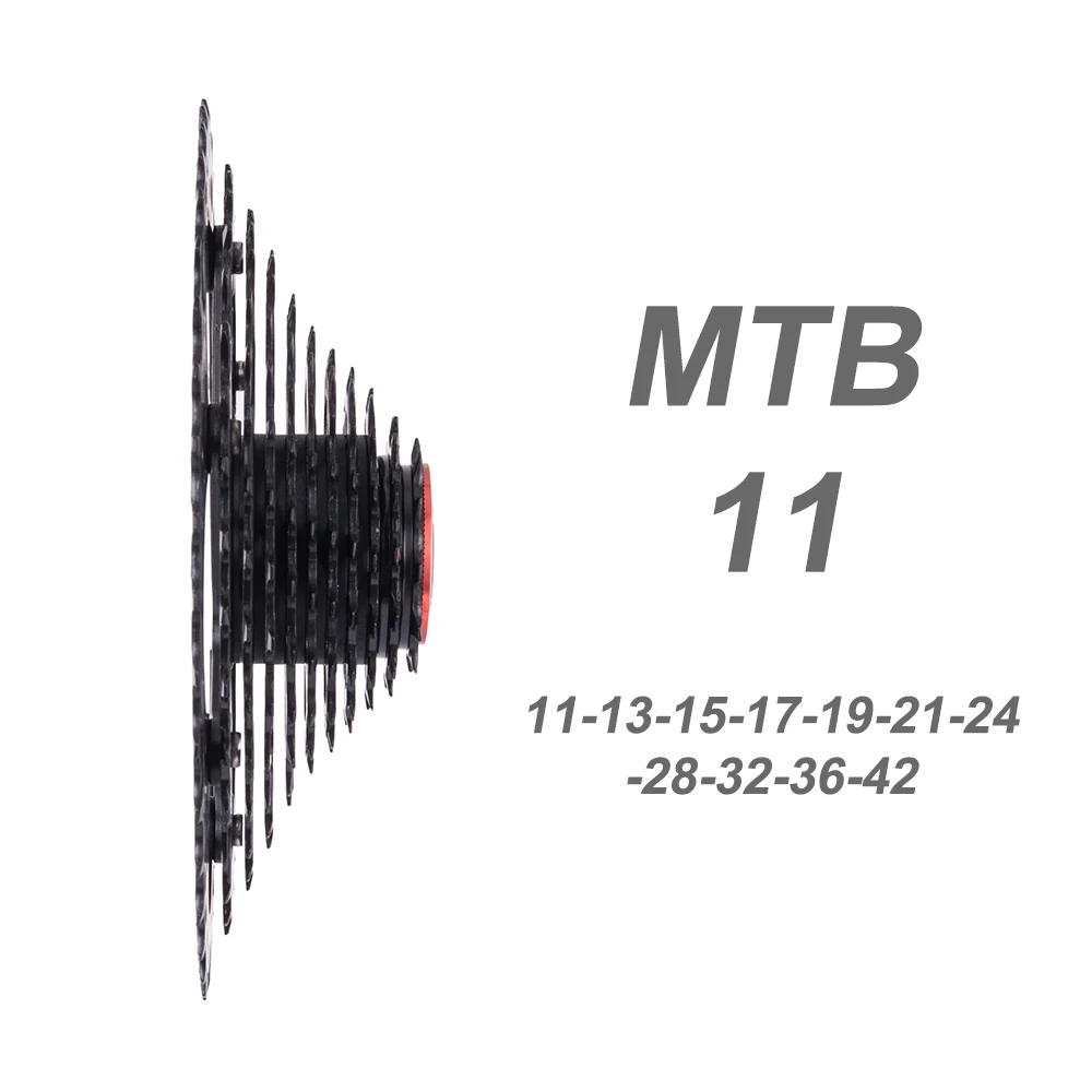 ZTTO горный велосипед MTB 11 скоростей кассета 11-42t велосипед свободного хода черный совместимый для M7000 M8000 M9000 запасные части для велосипеда